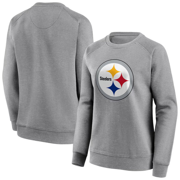 Pittsburgh Steelers Women's Sweatshirt NFL Mono Logo Top
