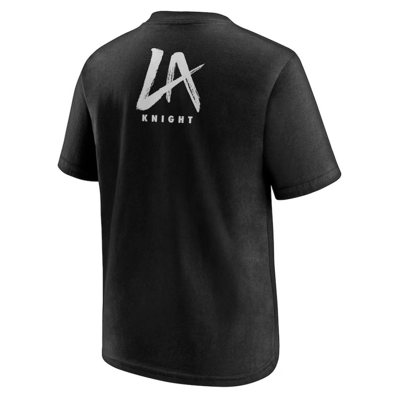 LA Knight WWE T-Shirt Kid's Black Let Me Talk To Ya! Top