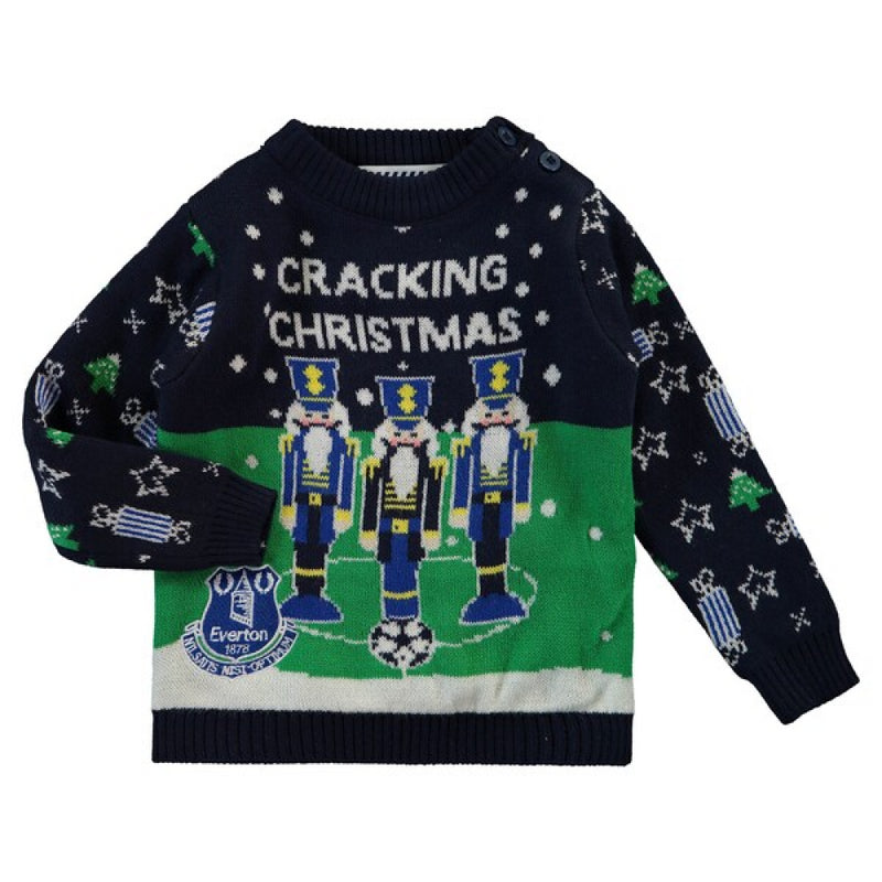 Everton Kid's Christmas Jumper Football Xmas Sweatshirt