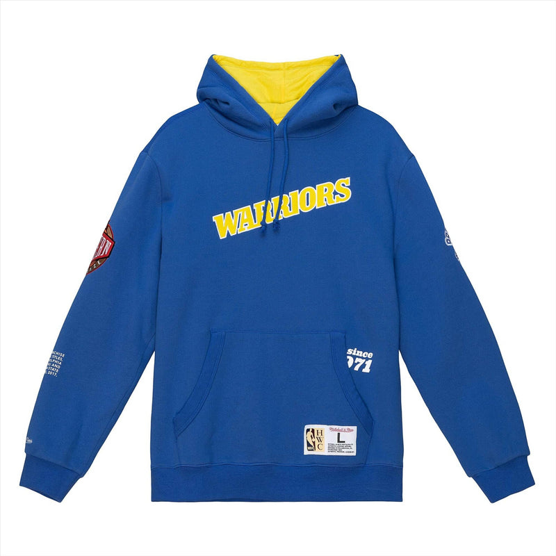 Golden State Warriors Hoodie Men's NBA Mitchell & Ness Retro Top