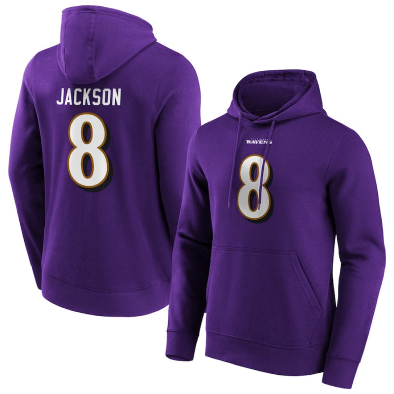 Baltimore Ravens NFL Hoodie NFL Men's Jackson 8 Hoodie