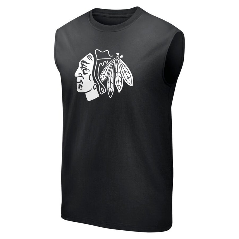 Chicago Blackhawks Men's Vest NHL Mono Logo Tank Top