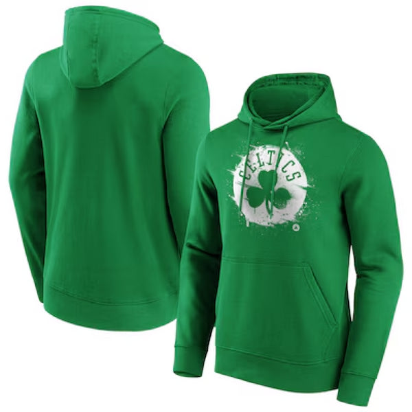 Boston Celtics Hoodie NBA Men's Splatter Graphic Hoodie