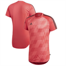 adidas Men's Training Jersey Red Tango Graphic Top