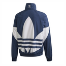 adidas Originals Men's Jacket Blue Large Logo Zip Jacket