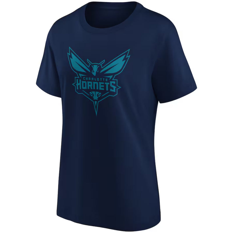 Charlotte Hornets Women's T-Shirt NBA Mono Logo Graphic Top