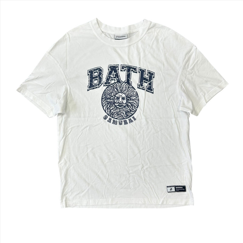 Samurai Bath University T-Shirt Men's White Rugby Top