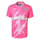 Stade Français Rugby Shirt Kid's Kappa Pink Home Jersey
