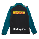Harlequins Women's Rugby Jacket Black Castore Travel Jacket