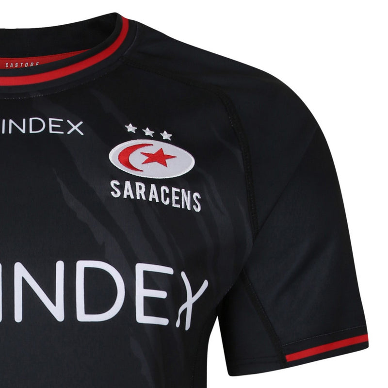Saracens Rugby Mini Kit Kid's Castore Black Home Kit