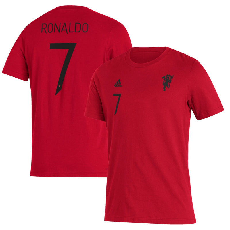 Manchester United Football T-Shirt Men's adidas Top