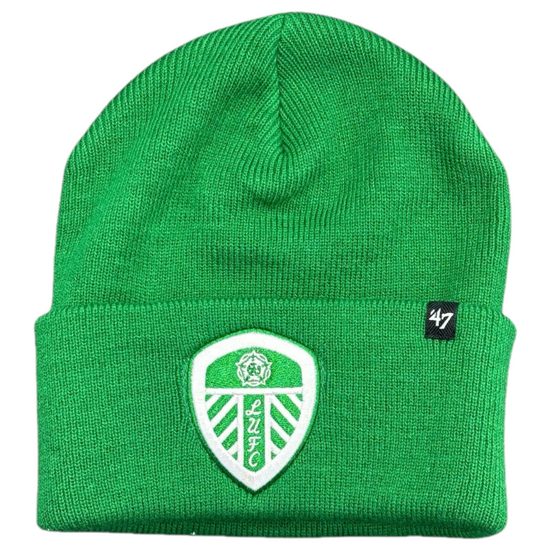 Leeds United Men's Hat 47Brand Football Knitted Beanie