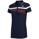 The Open Hugo Boss Polo Top Women's Golf Striped Polo Top