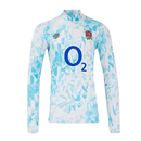 England Rugby Umbro Mid Layer Warm Up 1/4 Zip Top