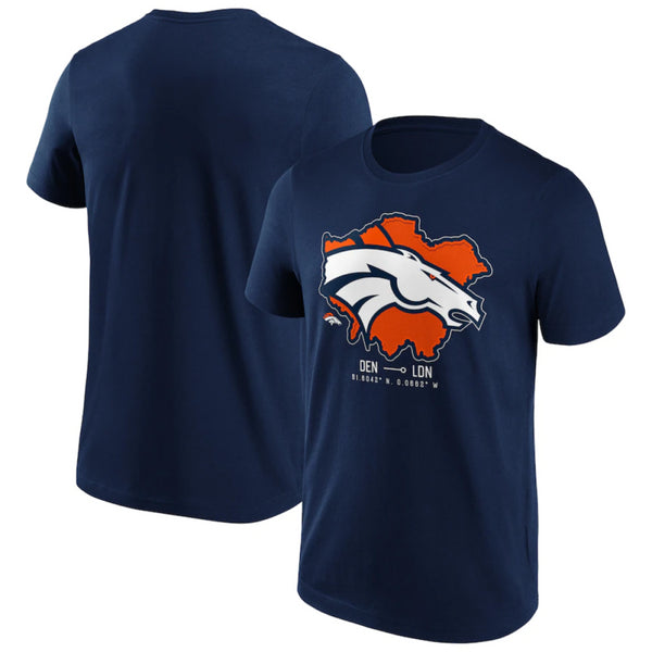 Denver Broncos Men's T-Shirt NFL Hometown Graphic Top