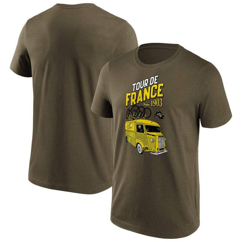 Tour De France T-Shirt Cycling Men's Fanatics Top