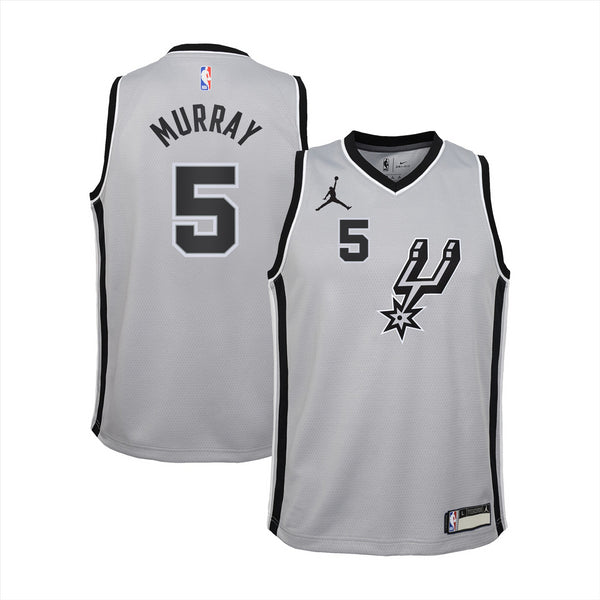 San Antonio Spurs Jersey Kid's Jordan NBA Statement - Murray 5