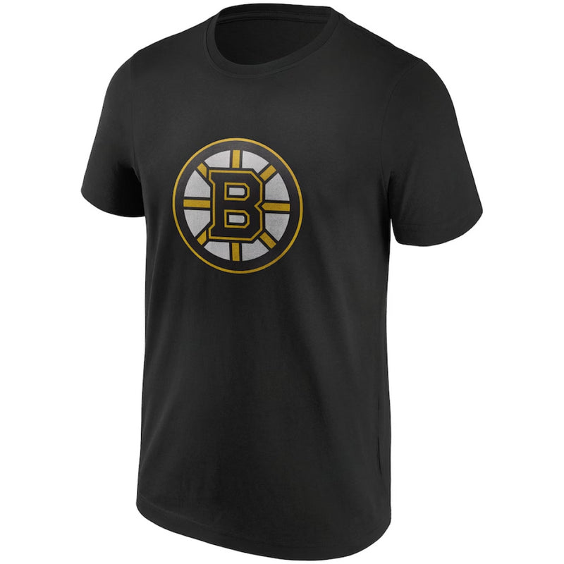 Boston Bruins Men's T-Shirt NHL N&N Bergeron 37 Black Top