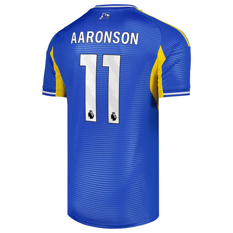 Leeds United Football Shirt adidas Men's Away Top - Aaronson