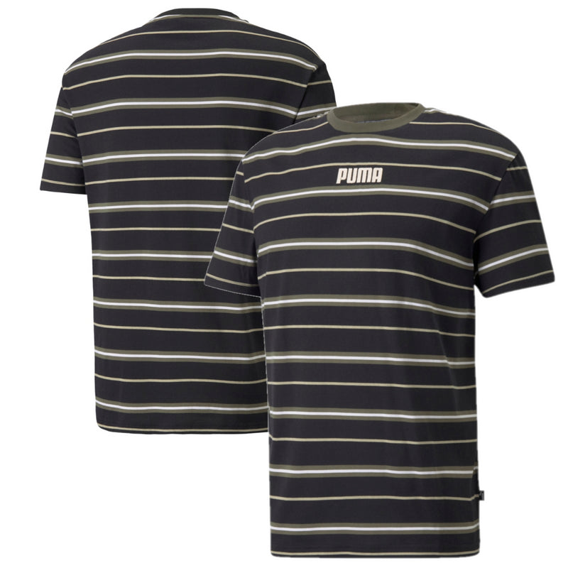 Puma Black Men's T-Shirt Modern Basic Short Sleeve T-Shirt