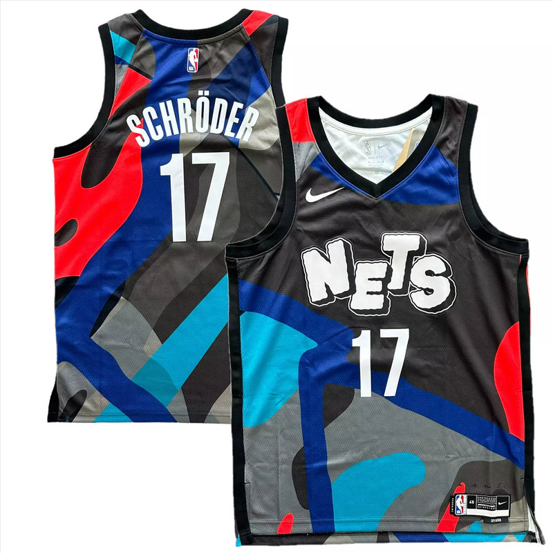 Brooklyn nets sleeve jersey online