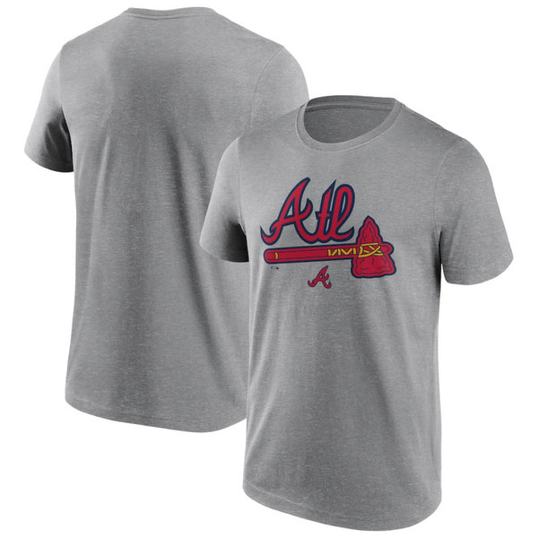 Atlanta Braves Men's T-Shirt MLB Hometown Logo Graphic Top