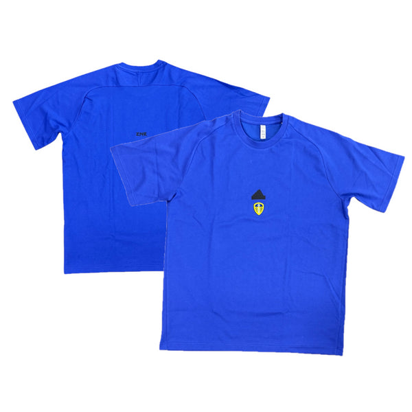 Leeds United Men's T-Shirt Football adidas Blue Top