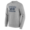 Dallas Cowboys Sweatshirt Men's NFL Grey Sweatshirt