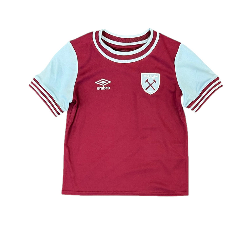West Ham United Mini Kit Kid's Castore 24/25 Home Football Kit