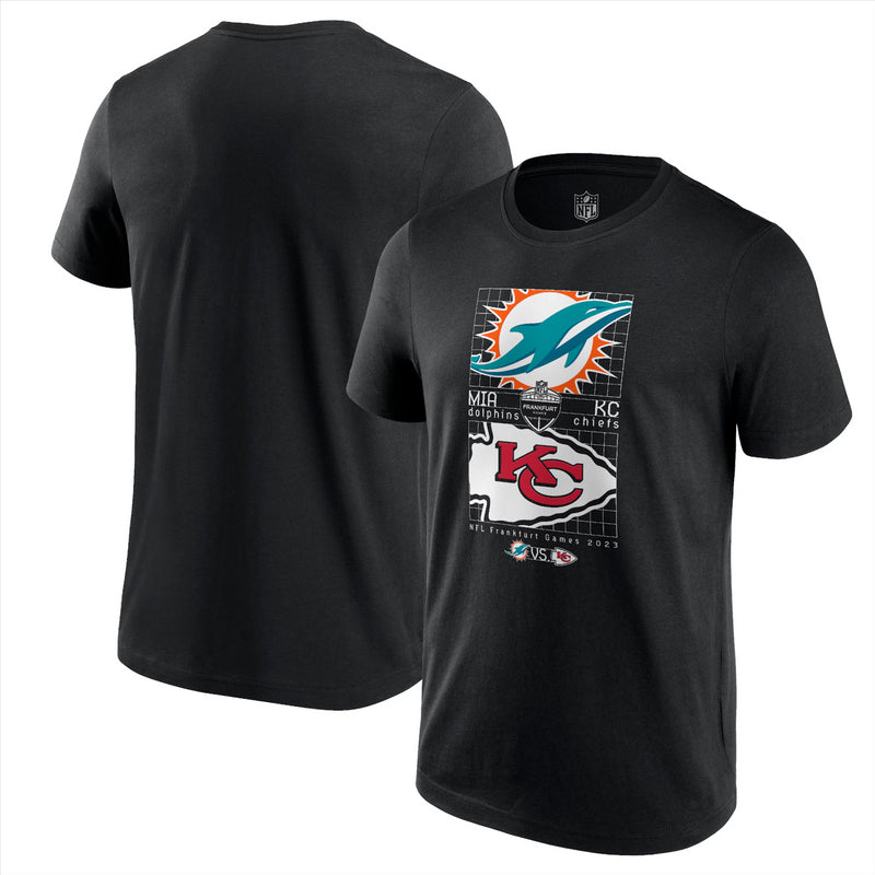 NFL Frankfurt Games T-Shirt Men's Dolphins vs Chiefs Top