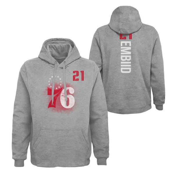 Philadelphia 76ers Men's Hoodie NBA Joel Embiid N&N Hoodie