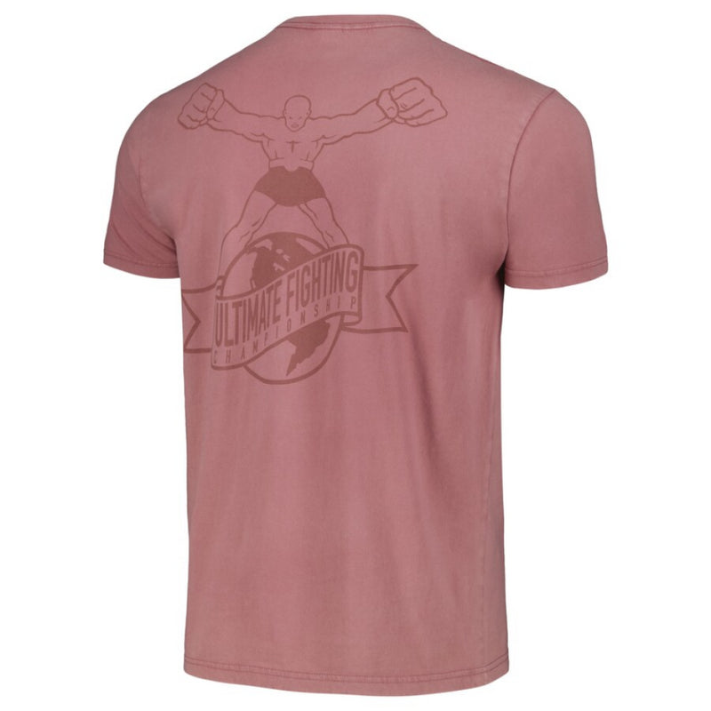 Ulti-Man UFC T-Shirt Men's Heather Red Tonal Top
