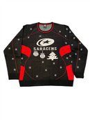 Saracens Rugby Men's Christmas jumper Castore X-Mas Sweatshirt