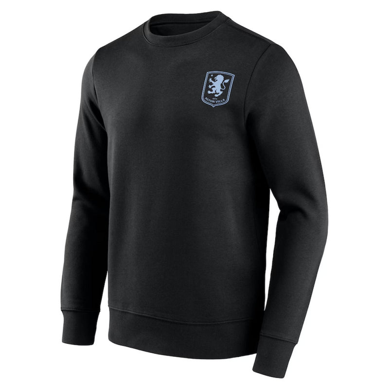 Aston Villa Men's Sweatshirt Football Loop Graphic Crew Top