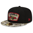 Arizona Cardinals NFL Cap Adult New Era Black Fitted Hat
