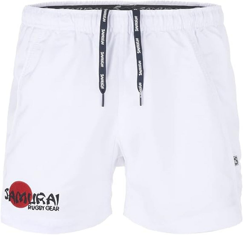 Samurai Men's Rugby Shorts Elite White Shorts