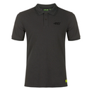 VR46 Men's MotoGP Polo Grey Core Groove Polo Shirt
