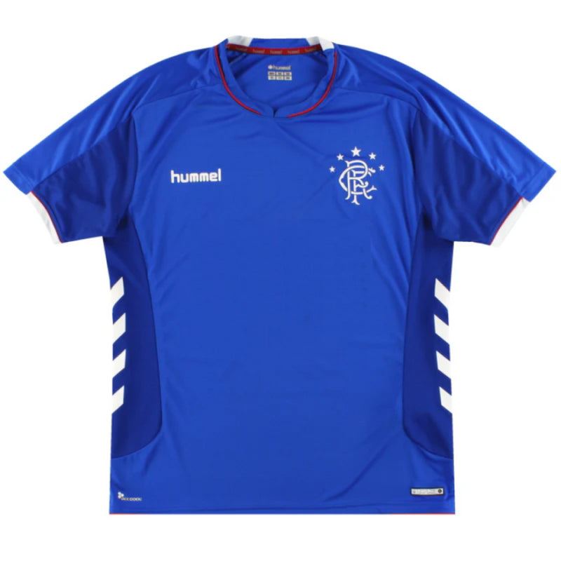 Glasgow Rangers Football Shirt Kid's Plain Hummel Home Top