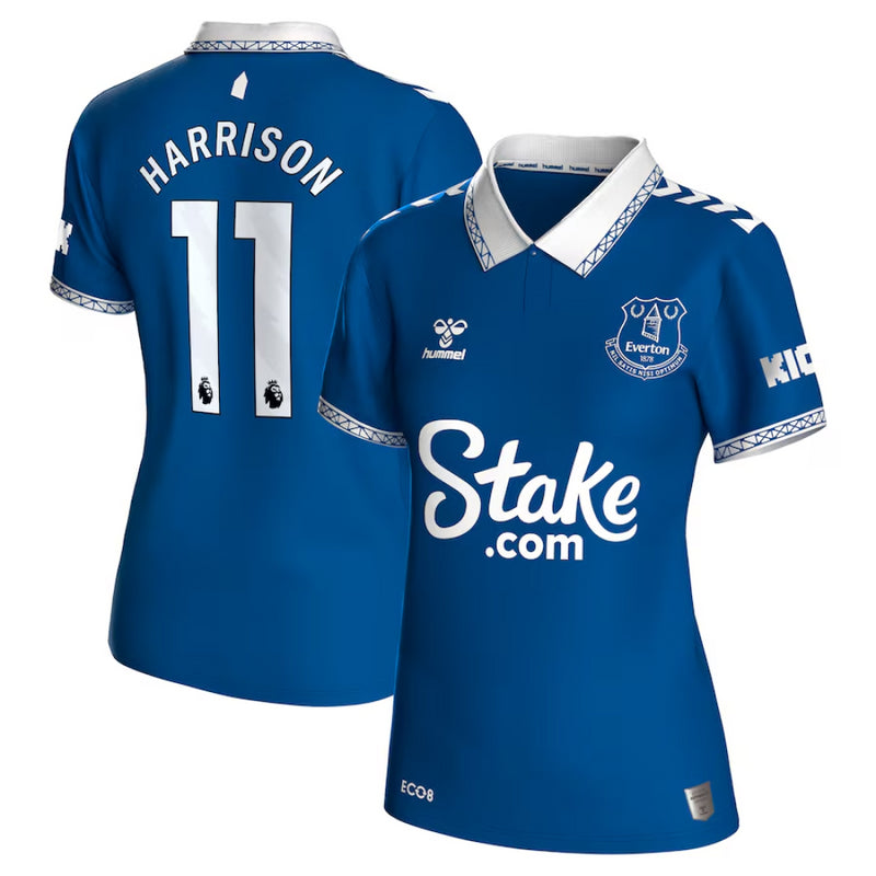 Everton Women's Football Shirt Hummel Home Top - Harrison 11