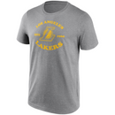 Los Angeles Lakers T-Shirt Men's NBA Grey Top