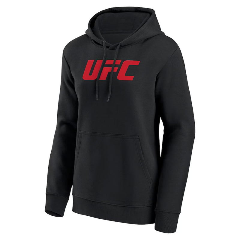 UFC Women's Logo Hoodie Black Primary Logo Hoodie