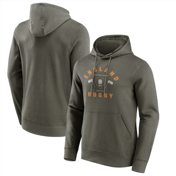 England Rugby Men's Hoodie Green Grass Dirt Heroes Hoodie