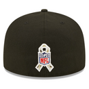 Green Bay Packers Cap Adult NFL New Era Black Fitted Hat