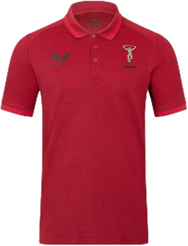 Harlequins Men's Polo Shirt Castore Rugby Polo Top