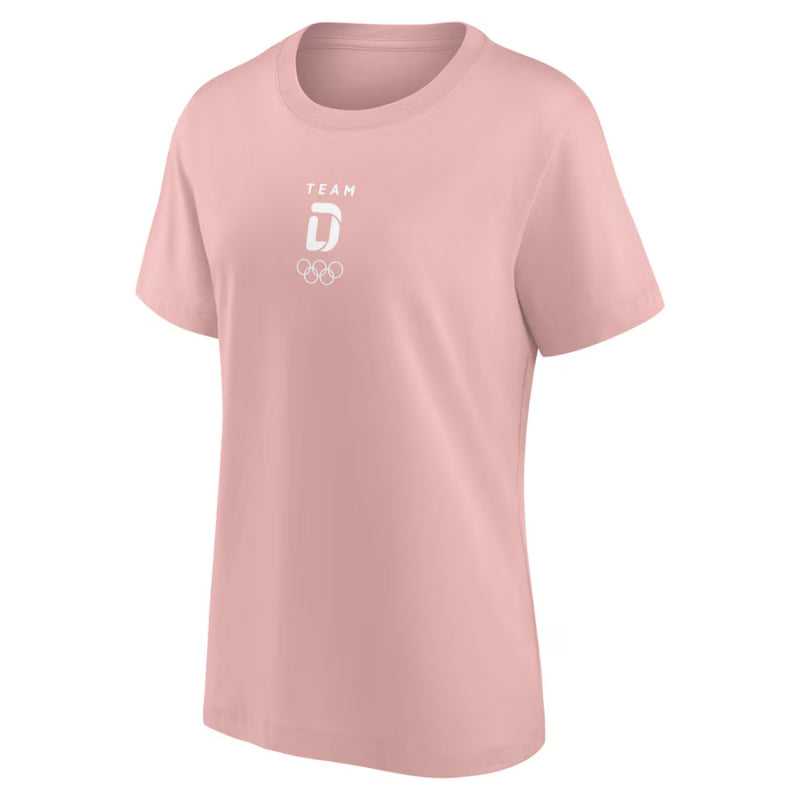 Team D Women's T-Shirt Olympics Small Mono Logo Graphic Top