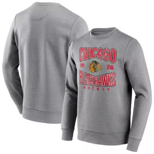 Chicago Blackhawks NHL Sweatshirt Men's Wave Off Vintage Top