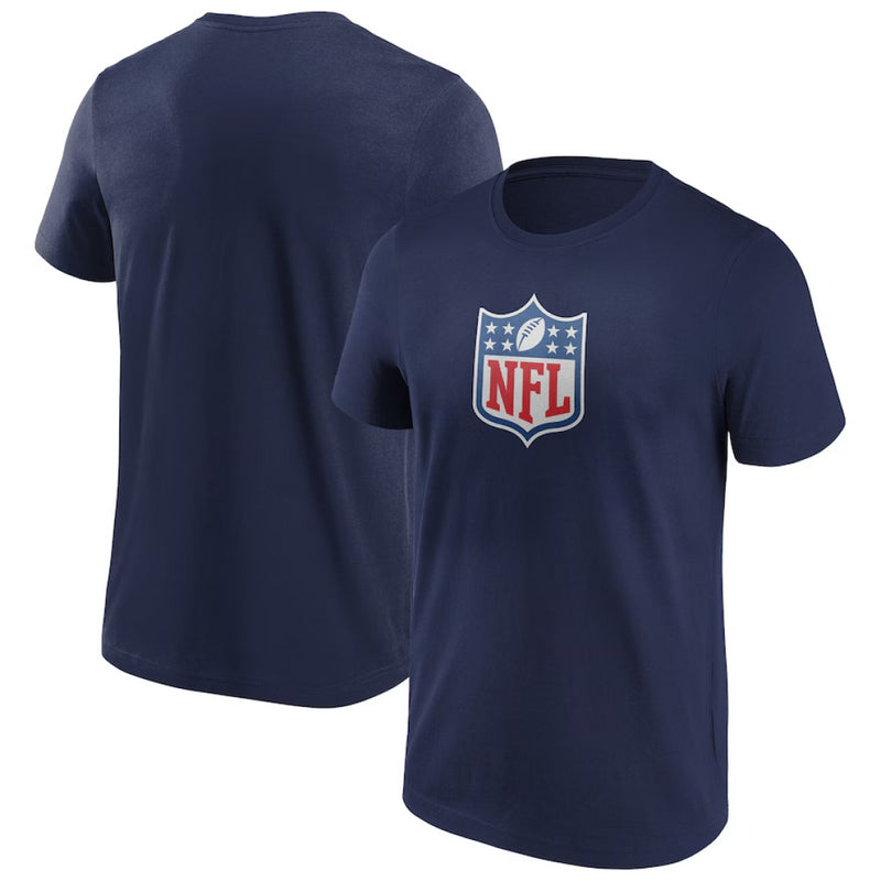 NFL Shield Logo T-Shirt Men's Primary Colour Navy Top