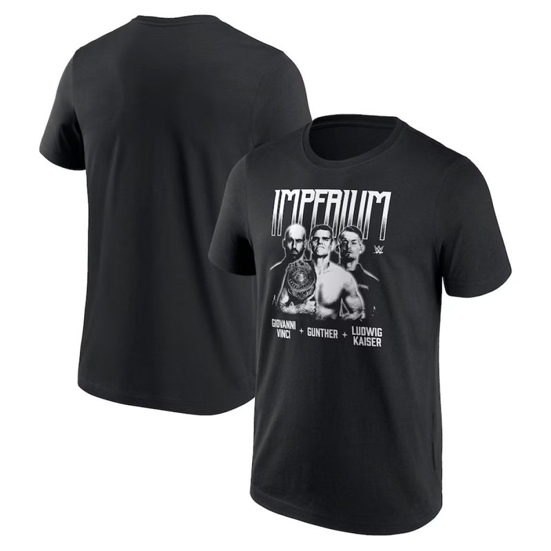 WWE Men's Graphic T-Shirt Imperium Grunge Pose Top