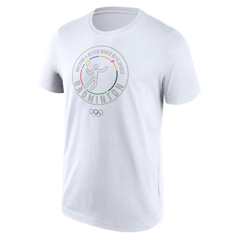 Olympics Men's Graphic T-Shirt Badminton Pictogram Graphic Top