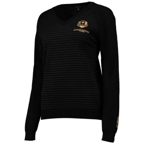 Ryder Cup Women's Sweater Golf Black And Gold Collection Top